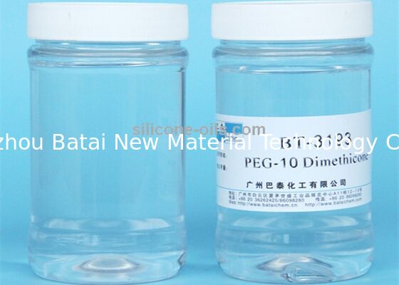 BT-3193 น้ำมันซิลิโคน Dimethicone ที่ละลายน้ำได้สำหรับผม PEG-10 Dimethicone