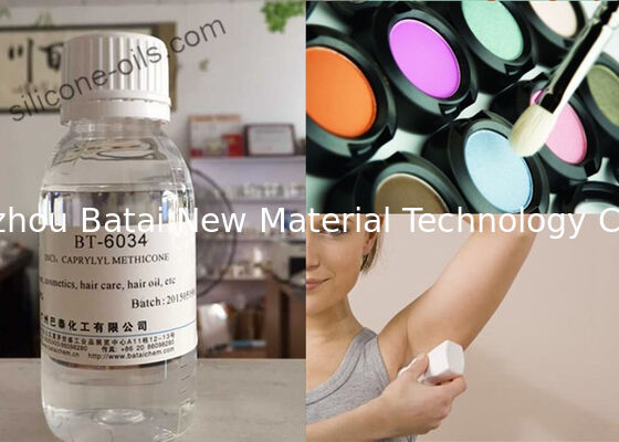 ซิลิโคน Caprylyl Methicone เกรดเครื่องสำอางสำหรับผิวหนังวัตถุดิบ