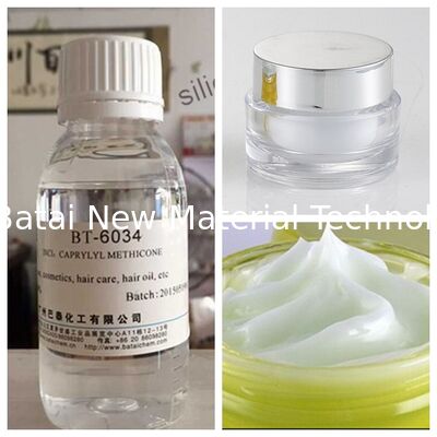 น้ำมัน Caprylyl Methicone ใสและไม่มีสีสำหรับการดูแลส่วนบุคคล