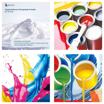 หมึกสูตรน้ำ ส่วนผสม Hydrophilic Silicone Powder ความถ่วงจำเพาะที่แท้จริง 1.10 Surface Modifiers