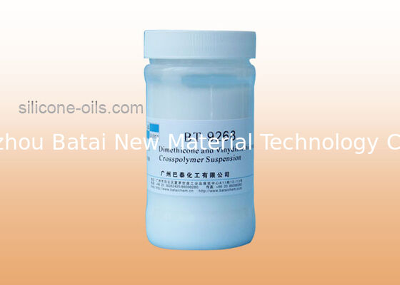 6.5 PH Value Elastomer silicone Suspension Emulsion ส่วนประกอบที่มีประสิทธิภาพ 99.90%