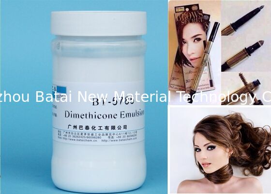 6 - 8 PH Value silicone Emulsion ปรับปรุงความนุ่มของผมแห้งและเปียกได้อย่างมีประสิทธิภาพ