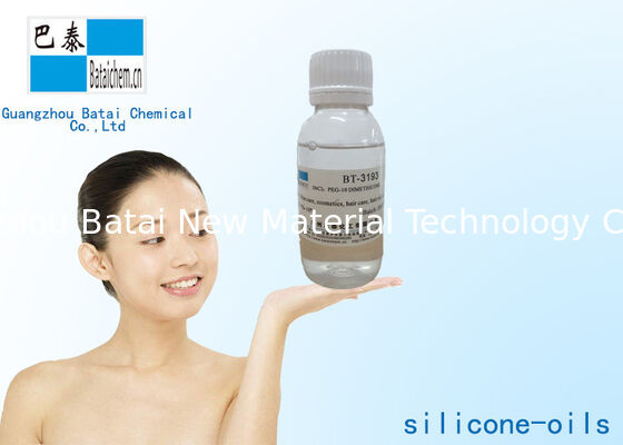 น้ำมันซิลิโคนที่ละลายน้ำได้บริสุทธิ์ PEG - 10 Dimethicone Cosmetic Grade silicone For Skin