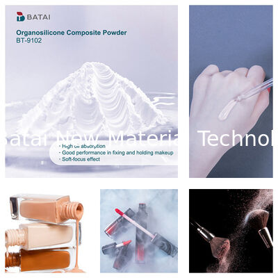 ผงยางซิลิโคน 12 ไมครอน Vinyl Dimethicone Methicone Silsesquioxane Crosspolymer ในการดูแลผิว