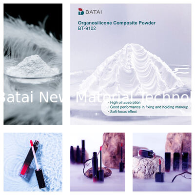 BT-9102 ซิลิโคนพาวเดอร์ ประกอบด้วย ไวนิล PDMS เมทิโคน ซิลเซสควิออกเซน ครอสพอลิเมอร์