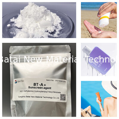 MSDS Sunscreen Agent ตัวดูดซับรังสีอัลตราไวโอเลต UV Filter สำหรับป้องกันแสงแดด ควบคุมความมันบนใบหน้า SPF 50+ PA++++