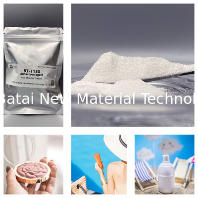 ตัวแทนครีมกันแดด Ethylhexyl Triazone ที่มีผลควบคุมความมันป้องกันแสงแดดสูงในผลิตภัณฑ์กันแดด