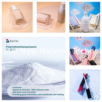 ผงโพลีเมทิลซิสควิออกเซนความบริสุทธิ์สูง (CAS 68554-70-1) สำหรับเครื่องสำอางแบบด้าน