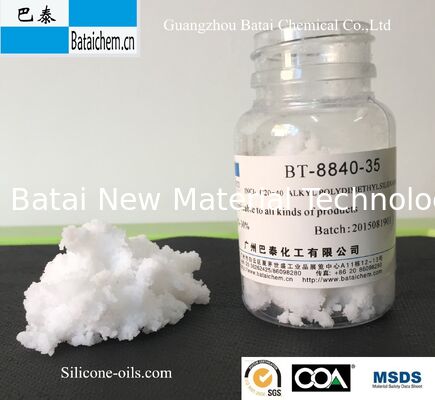แว็กซ์เครื่องสำอาง White Waxy / ขี้ผึ้งซิลิโคนที่ละลายในน้ำมัน olid CAS เลขที่ 200074-76-6