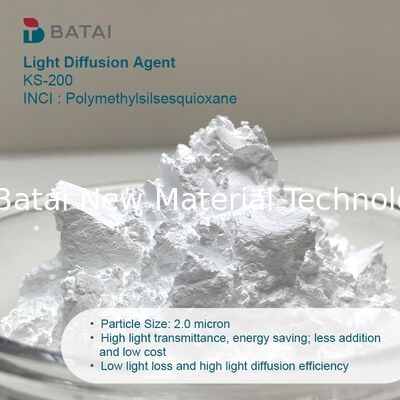 สารกระจายแสงเกรดอุตสาหกรรม KS-200: ให้การส่งผ่านแสงสูง >92% เพื่อความสม่ำเสมอของแสงที่เหนือกว่า