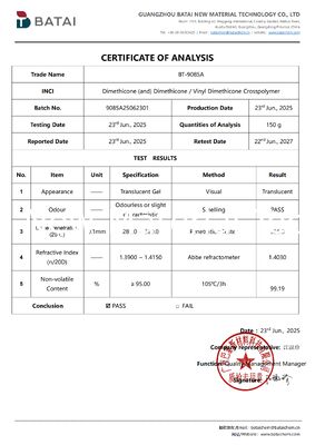 D5-ฟรี ซิลิโคน อีลาสโตเมอร์ เจล สูตรไม่ระเหย ให้ผิวแมตต์ และเอฟเฟกต์เบลอแบบซอฟต์โฟกัสสำหรับลิปมัด