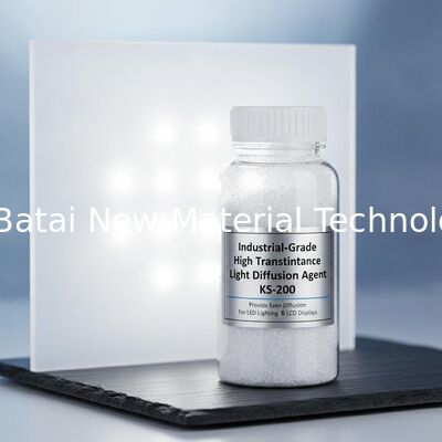 สารกระจายแสงเกรดอุตสาหกรรมชนิดส่งผ่านแสงสูง KS-200 ให้การกระจายแสงที่สม่ำเสมอ – สำหรับไฟ LED และจอแสดงผล LCD