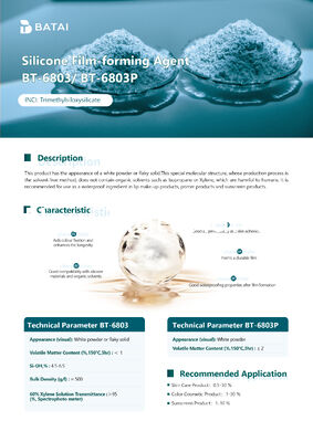 Powder Form Silicone-based Trimethylsiloxysilicate Ideal for Matte Lip Gloss Liquid Foundation