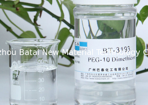 PEG-10 Dimethicone น้ำมันซิลิโคนที่ละลายน้ำได้สำหรับผลิตภัณฑ์ดูแลเส้นผม