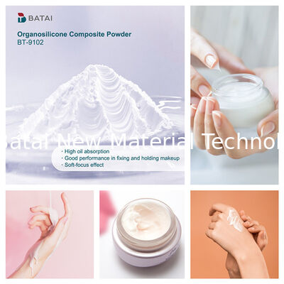 ผงซิลิโคนเกรดเครื่องสำอาง Vinyl Dimethicone Methicone Silsesquioxane Crosspolymer สำหรับครีมกันแดด