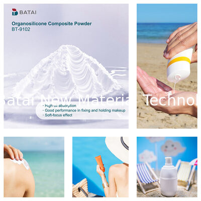 ผงซิลิโคนเกรดเครื่องสำอาง Vinyl Dimethicone Methicone Silsesquioxane Crosspolymer สำหรับครีมกันแดด